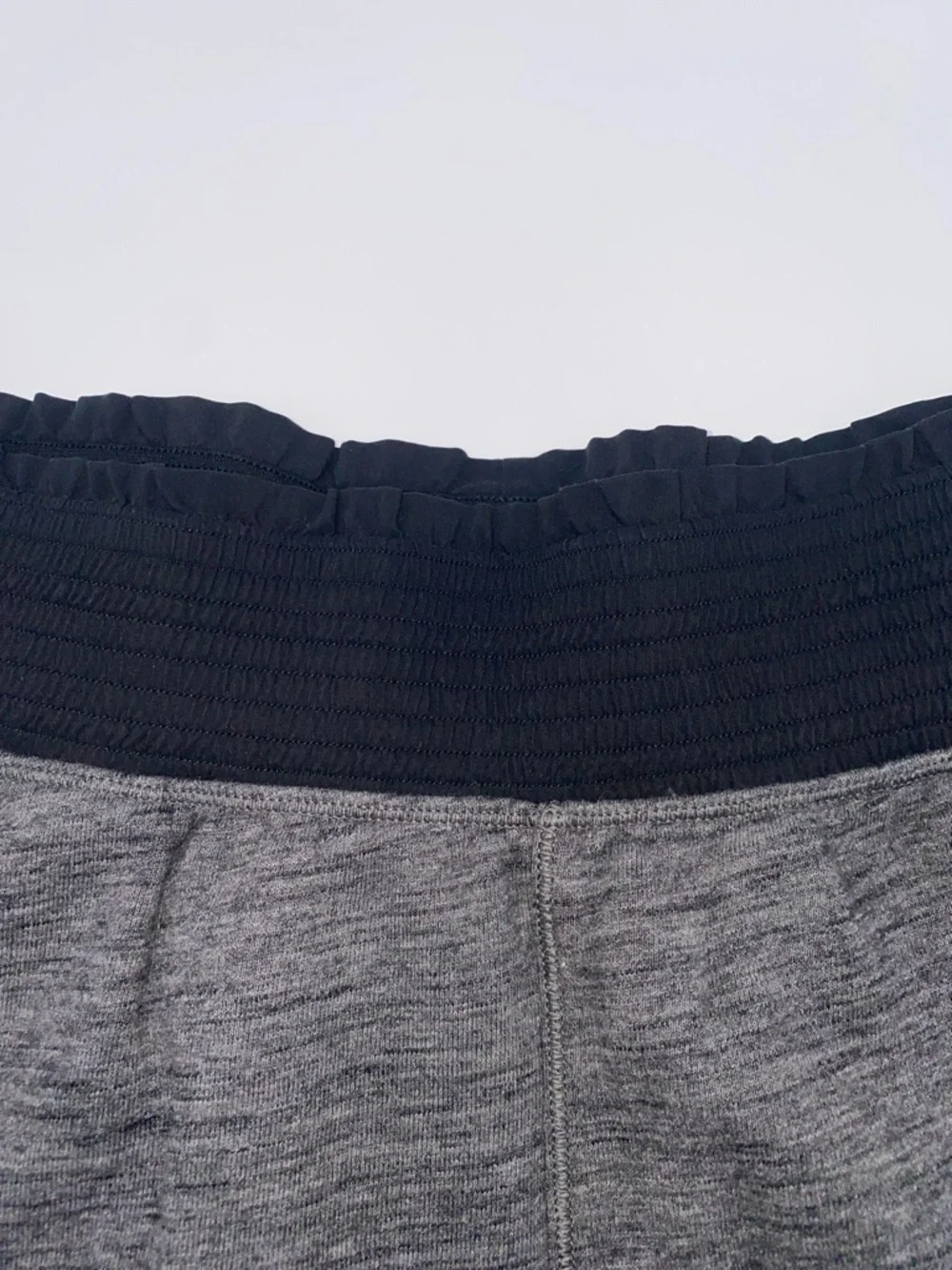 lululemon Varsity Heathered Gray Cotton shorts size 4 - Picture 4 of 8